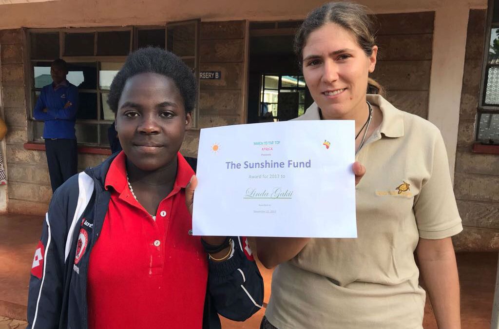 Congratulations to 2017 Sunshine Fund Recipient, Linda Gakii!